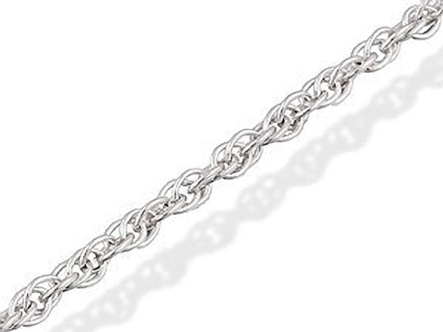 925 Sterling Silver 1.5/2 / 2.4/3.5 MM Rope Chain Necklace for Women Men Unisex - 16 18 20 22 24 26 28 30 32" Inch