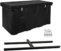 Buyers Products 1707020 Poly Hitch Mounted Cargo Carrier - 17 Cu Ft Waterproof Storage Box, 300 lb Capacity, Fits 2" Receiver, Made in USA