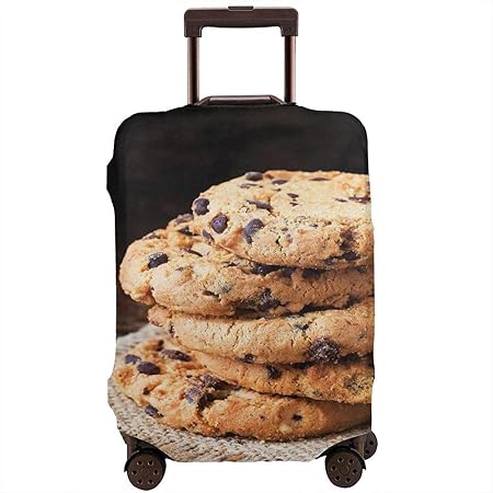 Pacco di valigie da viaggio Pile di deliziosi bocconi su un pezzo di stoffa  Tavolo in legno da vicino Fotografia Valigia protettore Taglia L :  Amazon.it: Valigeria