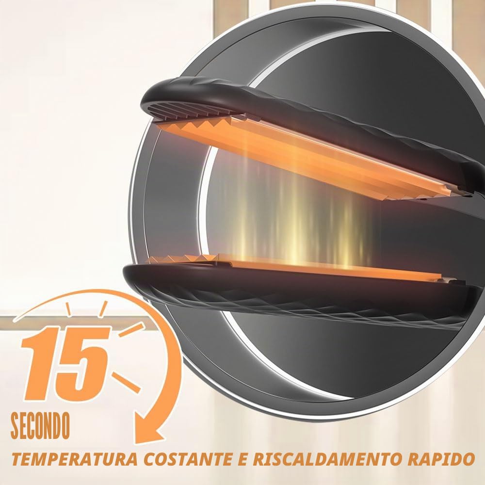 Ferro crespo per capelli, ferro crespo regolabile a 4 temperature, per capelli in ferro crepe per acconciatura soffice, riscaldamento rapido, crimpatrice per tutti i tipi di capelli