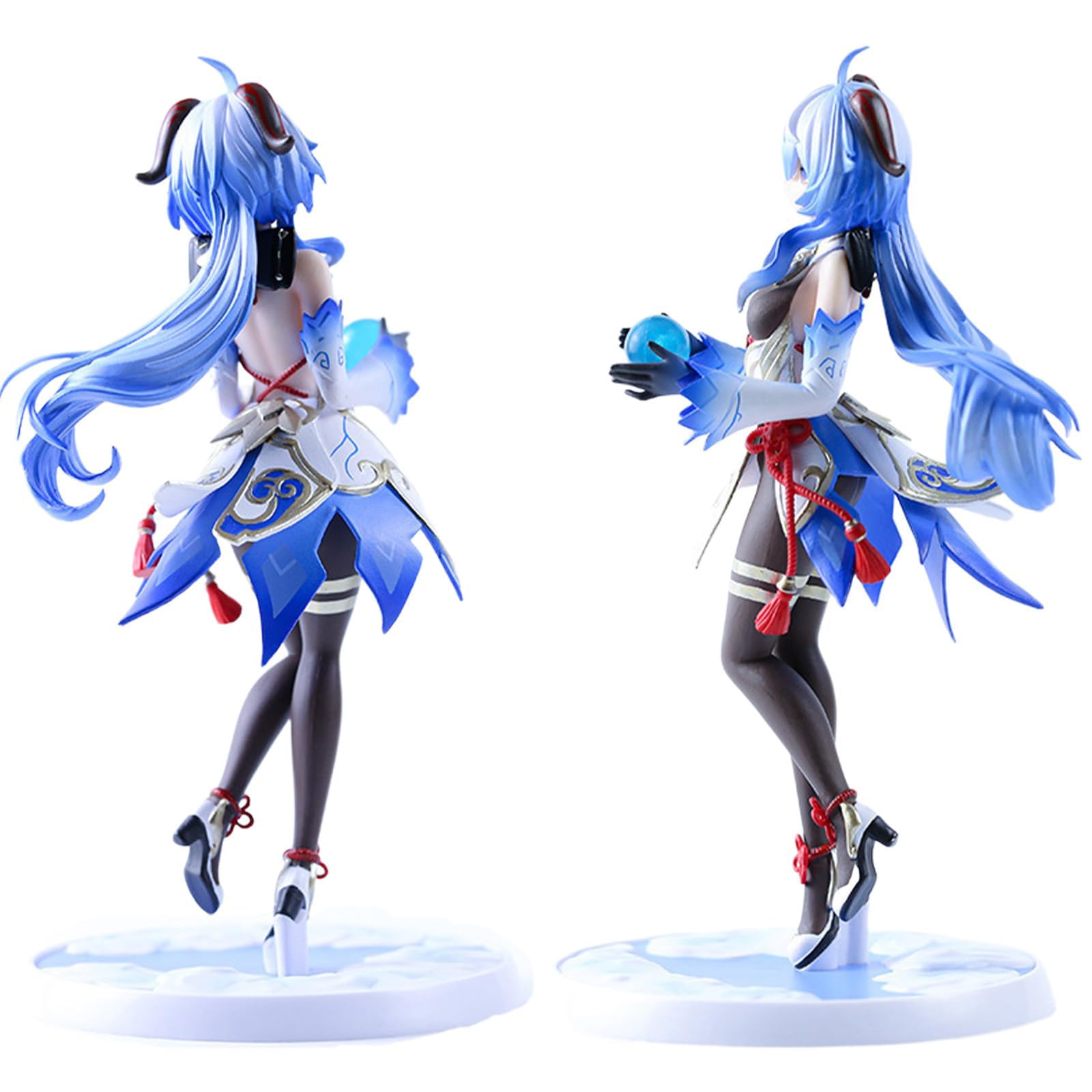 Elie&Eason Genshin Impact Ganyu Action Figure - Collectible Character Ornament and Decoration Gift, Blue, 23 cm - Image 4