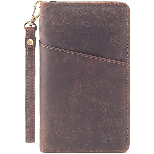 Hunter Leather Travel Wallet & Passport Case