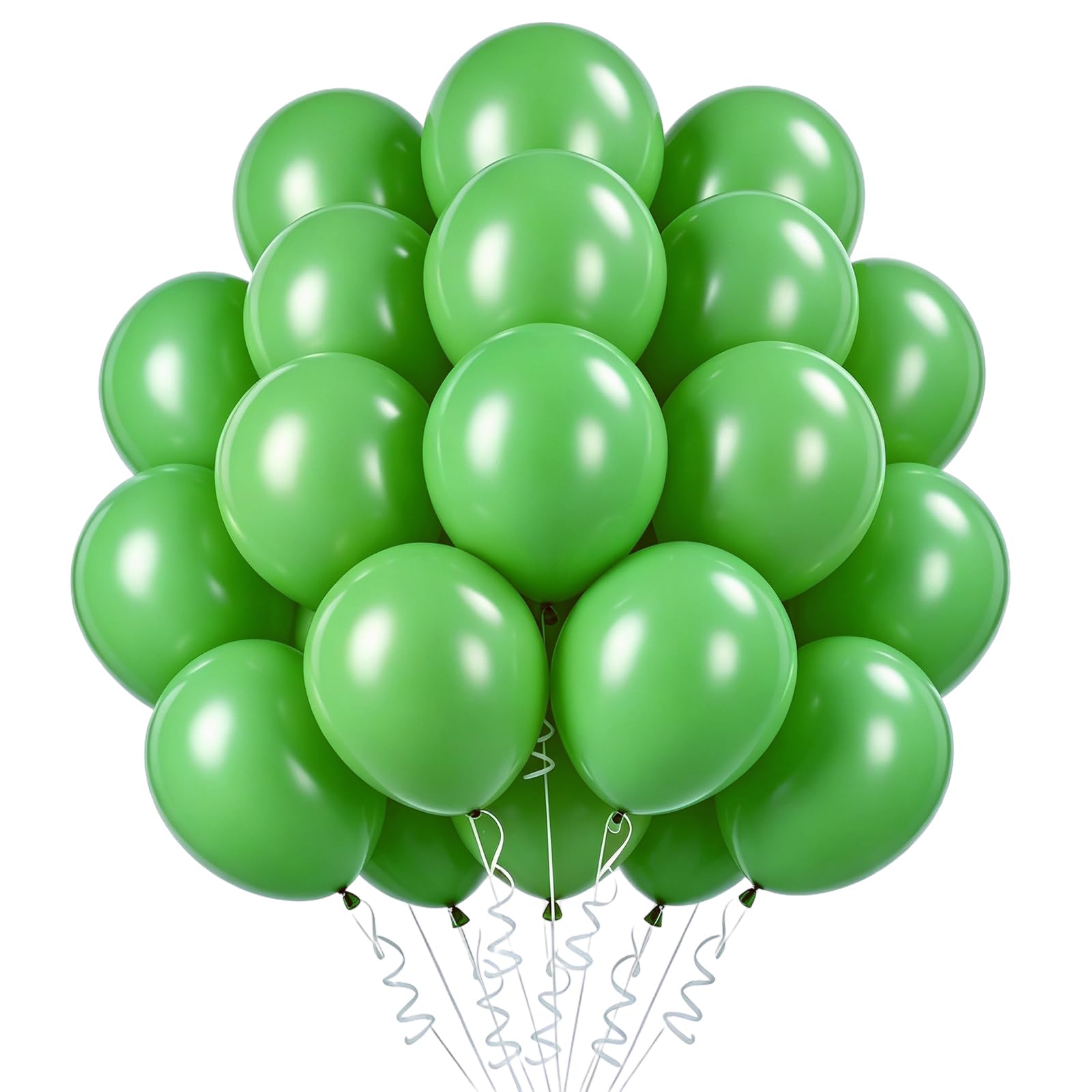 Balloons Green, Pack of 100 Green Balloons, 10 Inch Latex Balloons Birthday, Green Balloons, Party Decoration, Birthday, Wedding, Festival, Anniversary Decoration