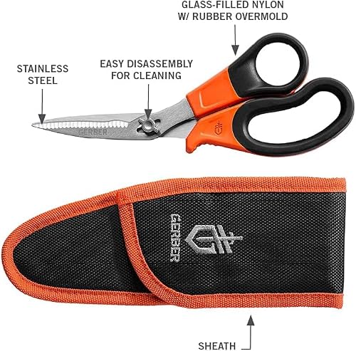 Gerber Vital Take-A-Part Poultry Shears with Serrated Blade for Hunting and Small Game - Image 2