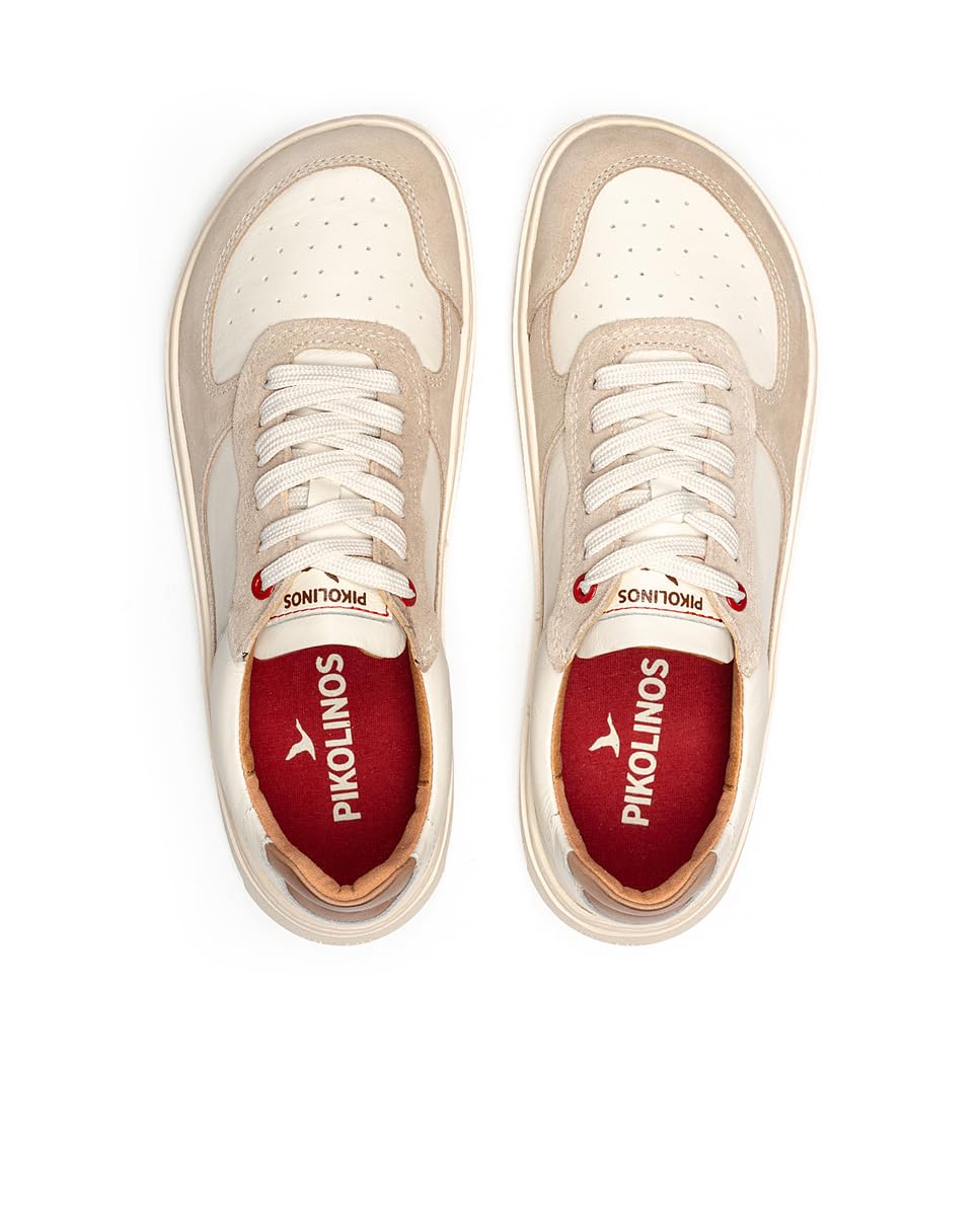 Pikolinos Aranjuez Deportivos Barefoot Unisex | en Cuero | Plantilla Extraíble | Talla EU 35-47