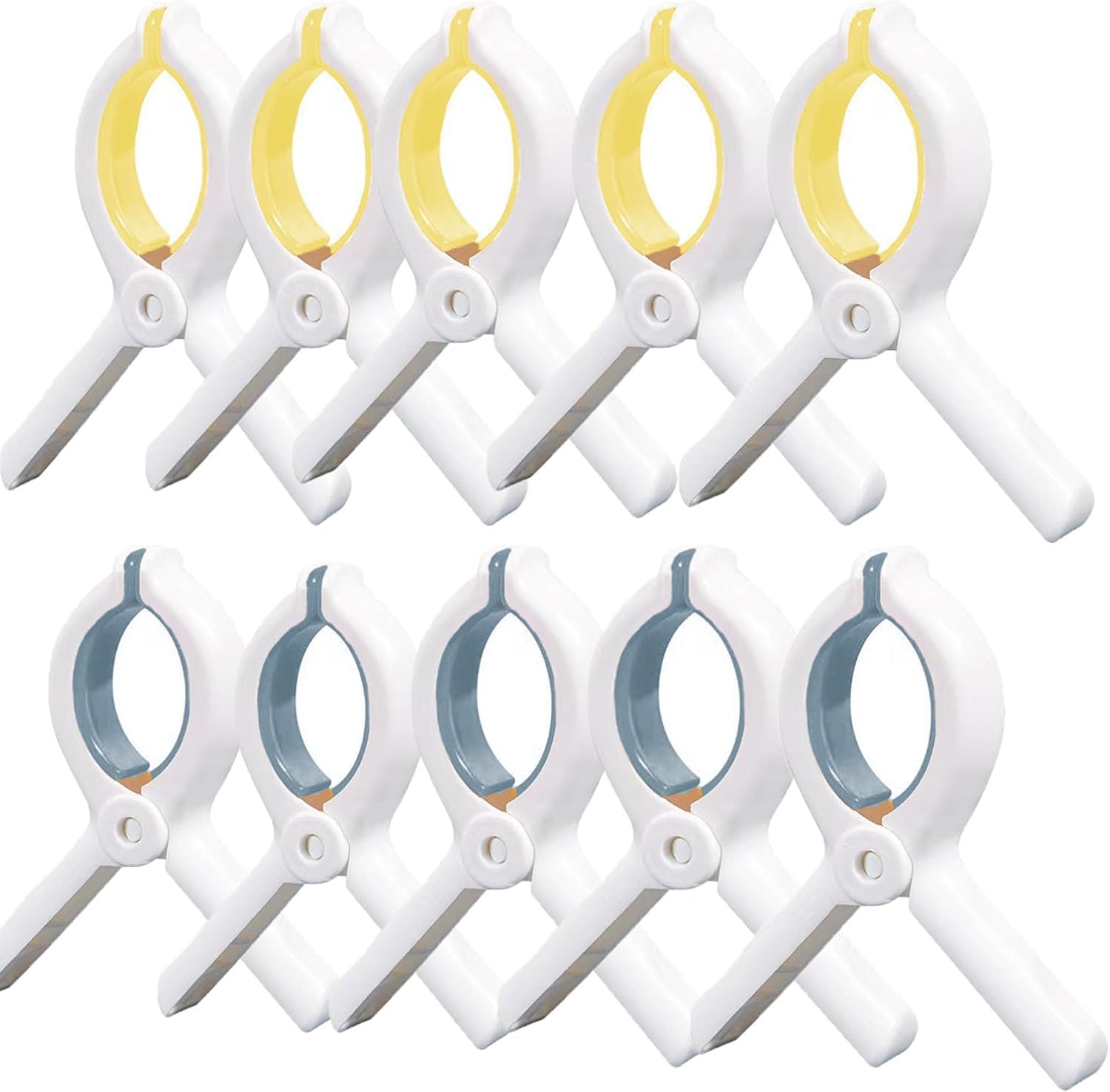 10Pcs Beach Towel Clips, Large Beach Towel Pegs, Strong Grip Towel