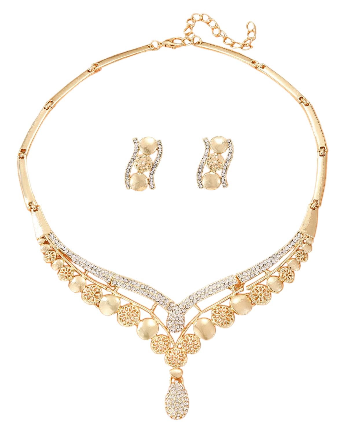 Shining Diva Fashion Latest Stylish Design Fancy Wedding Necklace Jewellery Set for Women (16112s) (B0DF2FVQFH) Amazon Price History, Amazon Price Tracker