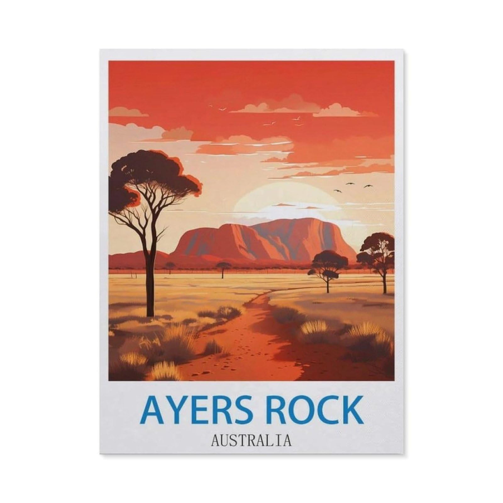 BEAYODKP DIY Diamond Painting，Ayers Rock Australia（50x60cm）