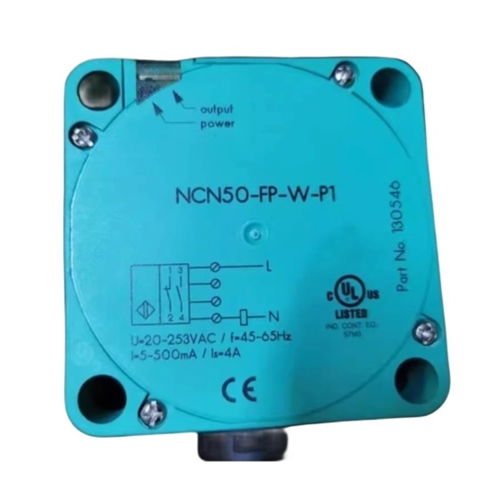 Cleufwko One Color Ncn50-Fp-W-P1 Inductive Proximity Switch Sensor