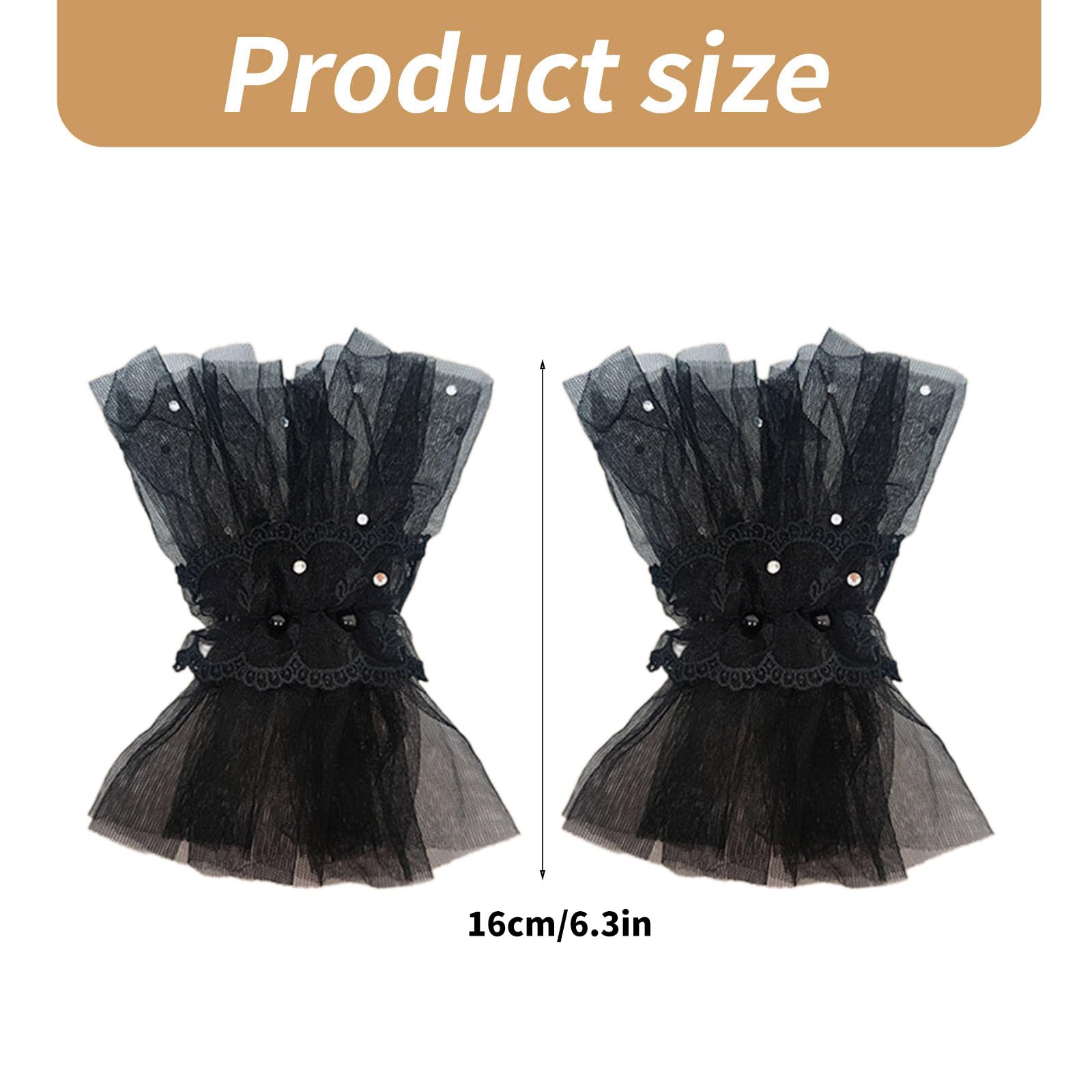 Pearl-lolitas Amazon.co.jp: Meiliyizu Lolita パールカフス、Lolitas Pearl Cuffs セクシー レース 伸縮性 オーバースリーブ レディース ショート フリル スリーブ 女性用 ガールズ パーティー ハンドオーナメント ハンド : ドラッグストア