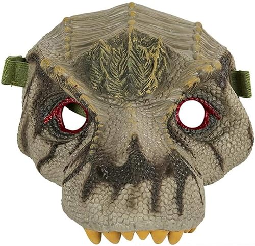 Máscara de dinosaurio para niños, mundo jurásico, ideal para Halloween, tiempo de juego, cosplay