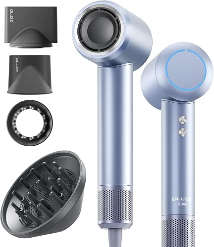 Professional Hair Dryer with Diffuser for Curly Hair, 400M Negative