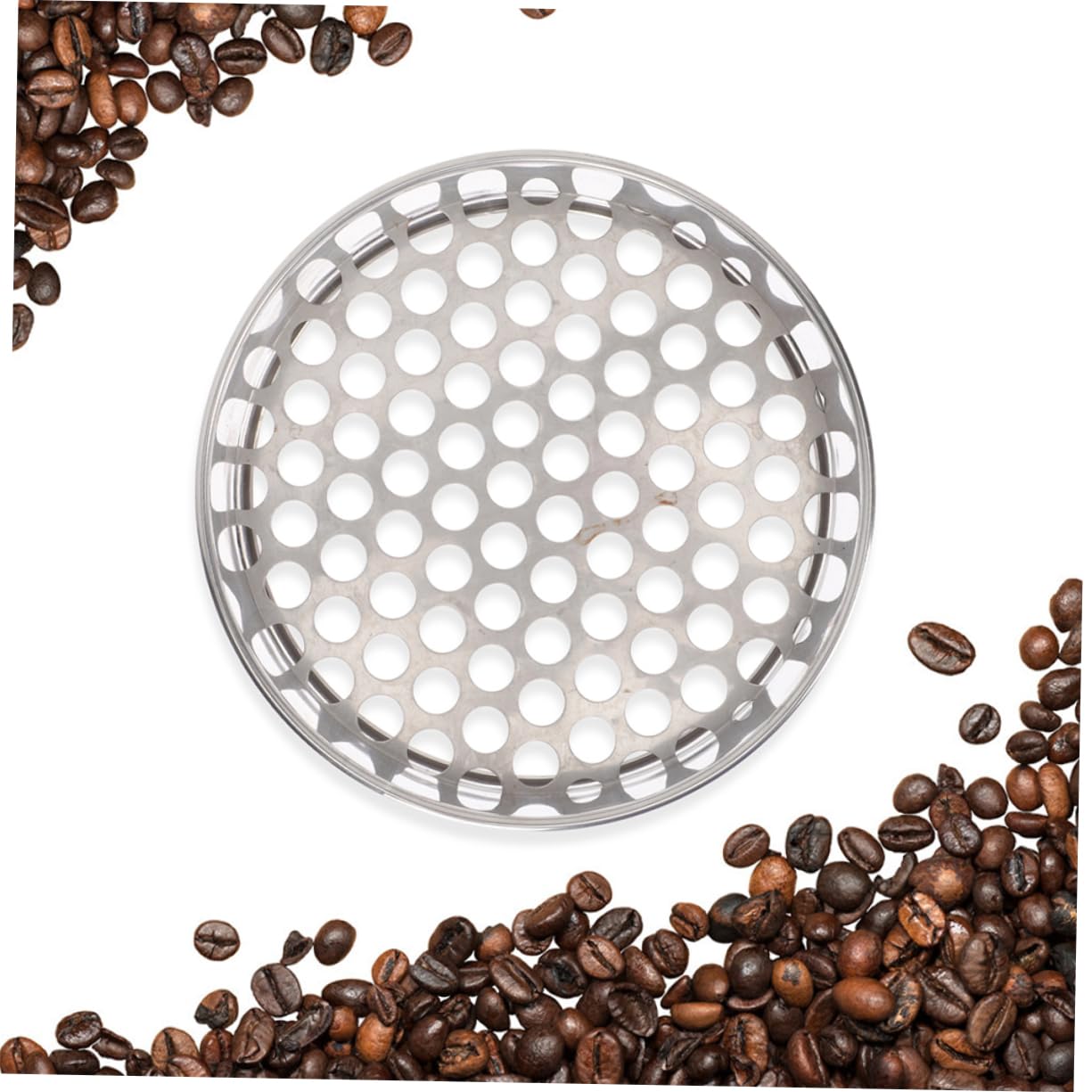 Setaccio in Acciaio Inox Rotondo 2 Pezzi per Filtraggio