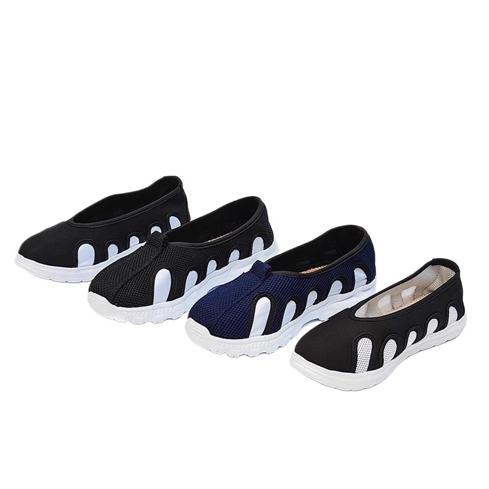 Scarpe da Kung Fu Tai Chi Tradizionale Manuale Tessuto di Cotone Traspirante Sportivo