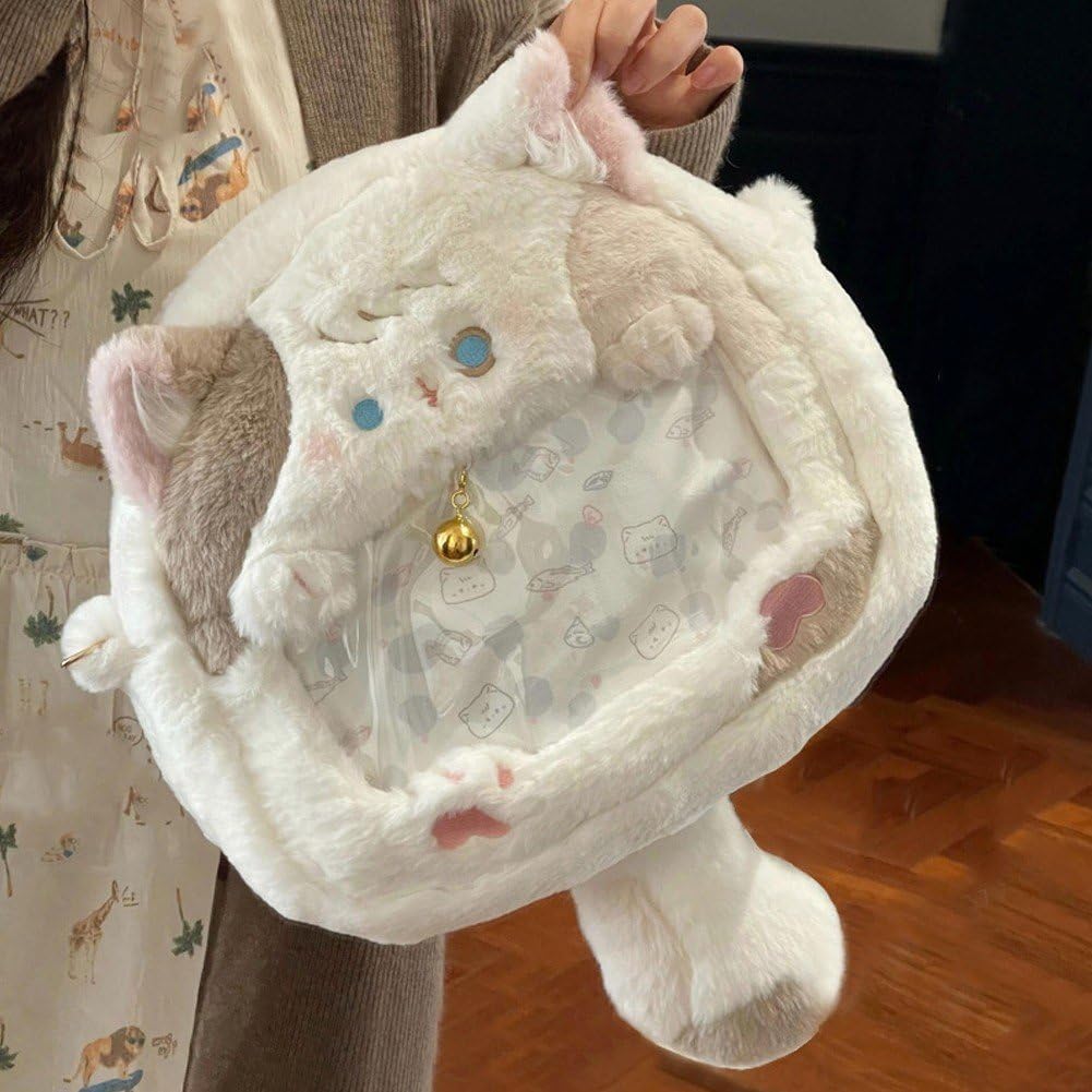 Sac à dos Ita chat pelucheux pour transporter vos affaires de cosplay