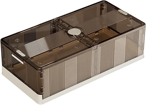 Miniatura 3 de Paquete de 2 contenedores de almacenamiento debajo de la cama, contenedores de plástico apilables de almacenamiento rodantes, contenedores de perfil