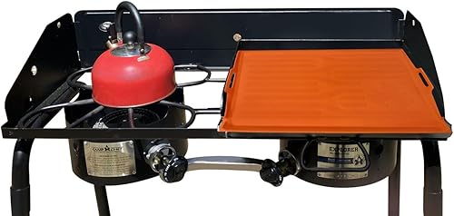 Miniatura 3 de Tapete protector de silicona para plancha compatible con la plancha de fuego de Camp Chef de 14 x 16 pulgadas, alfombrilla de silicona resistente de