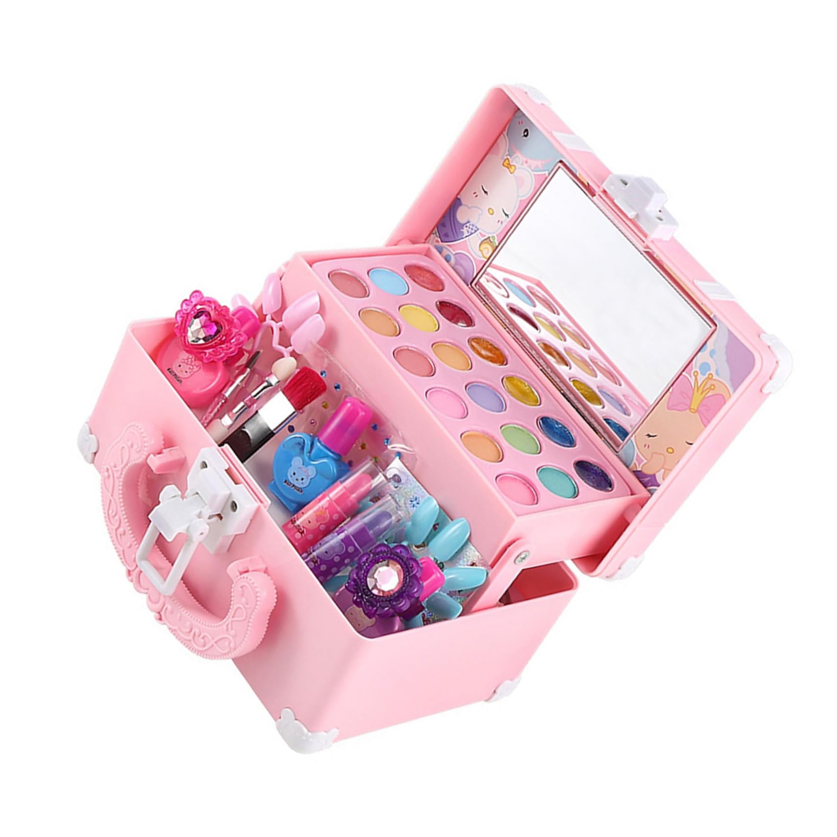 Rosa Prinzessin Schminkspielzeug aus Abs für Kinder zum Rollenspiel