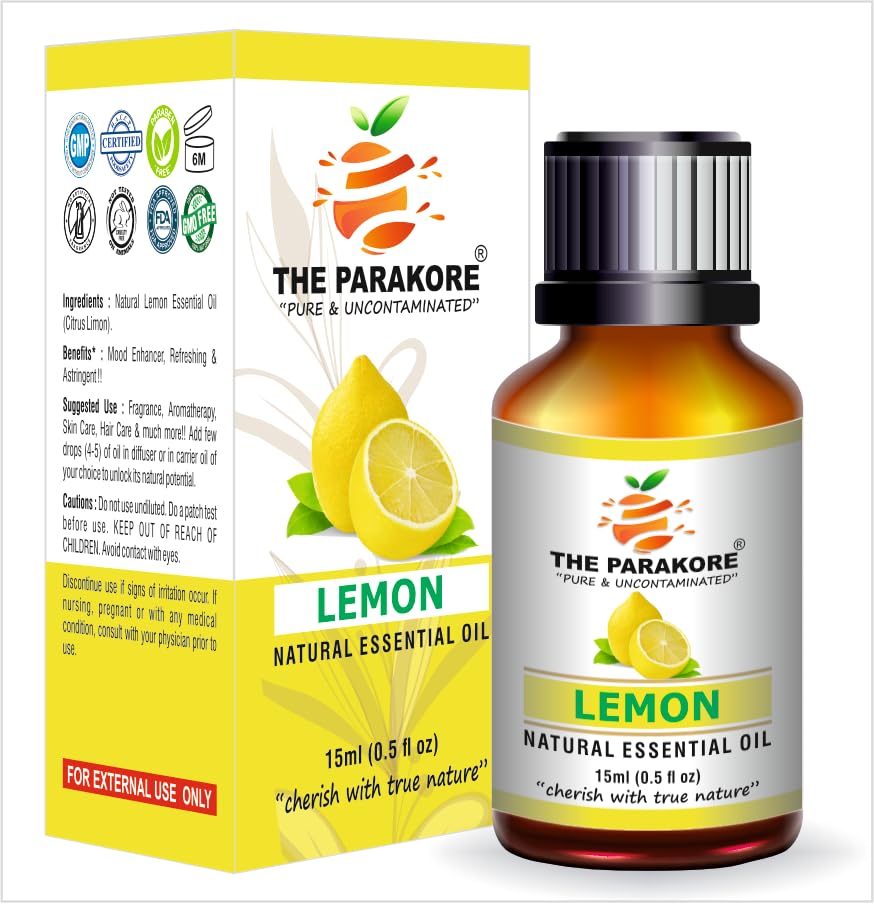 Lemon Essential Oil For Skin Care, Hair Care, Massage, Aromatherapy and Diffuser-image-34