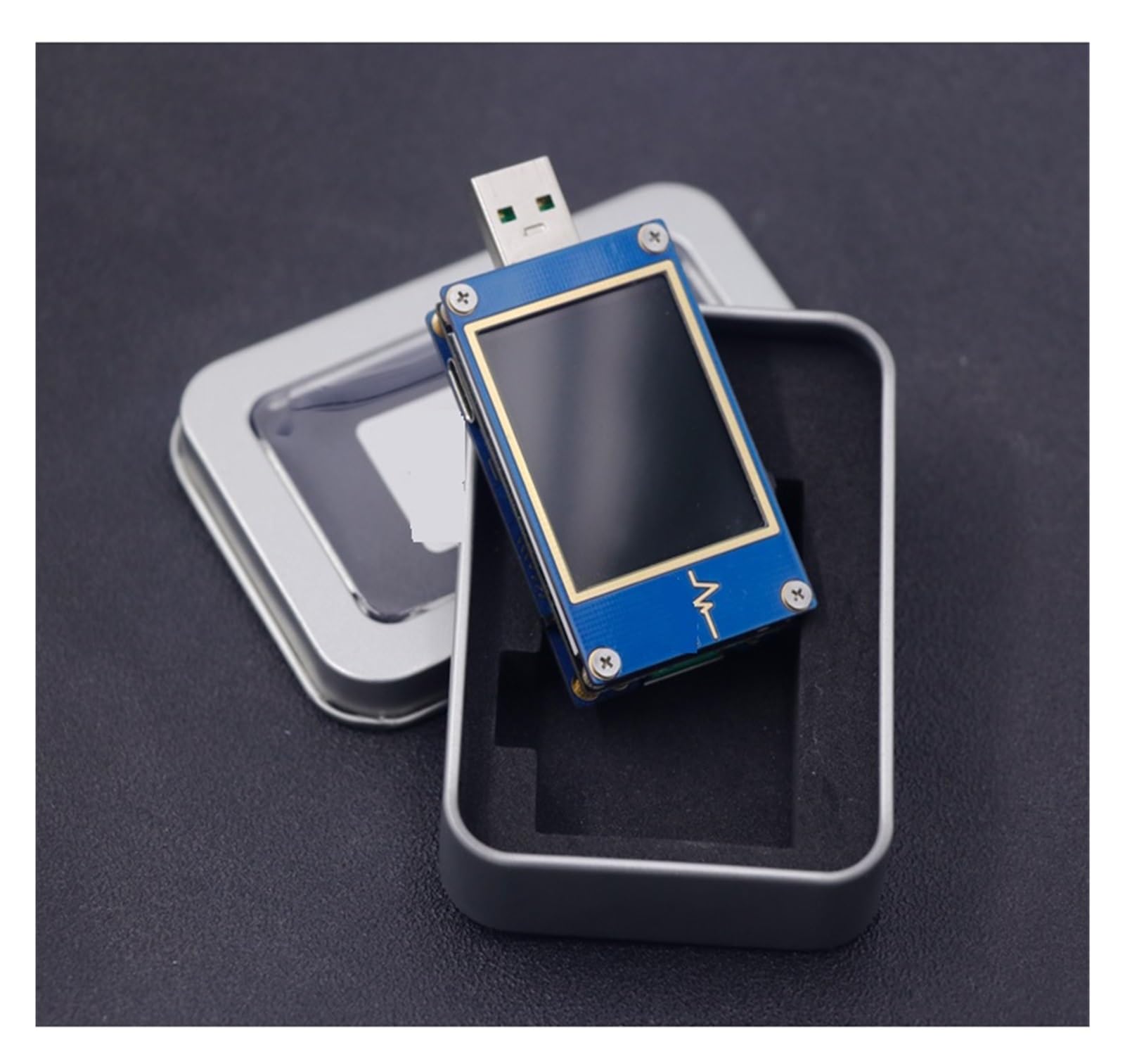 Tester USB Tester USB szybkie ładowanie 1,77 cala linia danych detektor głowicy ładującej woltomierz cyfrowy amperomierz miernik napięcia prądu