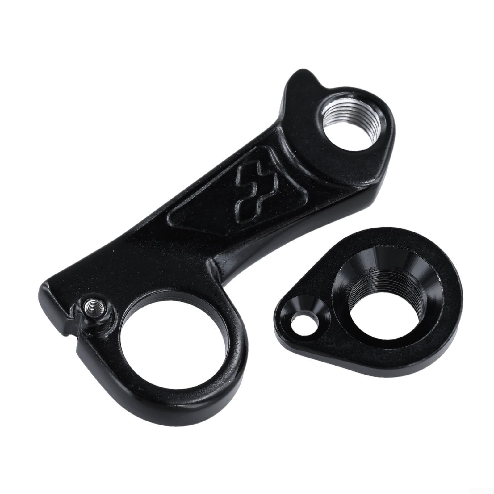 Gancio posteriore per deragliatore posteriore per Cube Reaction, Dropout in lega di alluminio con bulloni M12x1.0, parte di ricambio nera per mountain bike