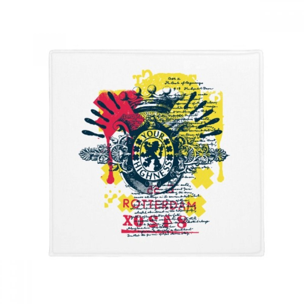 Tapis de sol Lion Altesse multicolore 80cm antidérapant graffiti pour cuisine