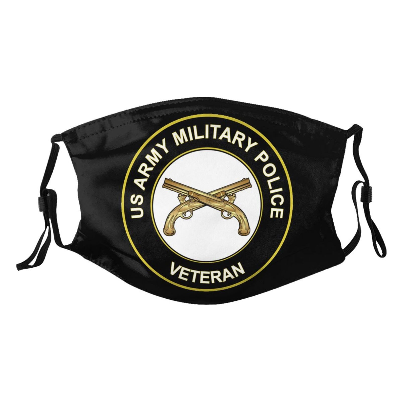 United States Army Veteran Military Police Veteran Adult Dust Mask Adjustable Dust Face with 2 Filter32