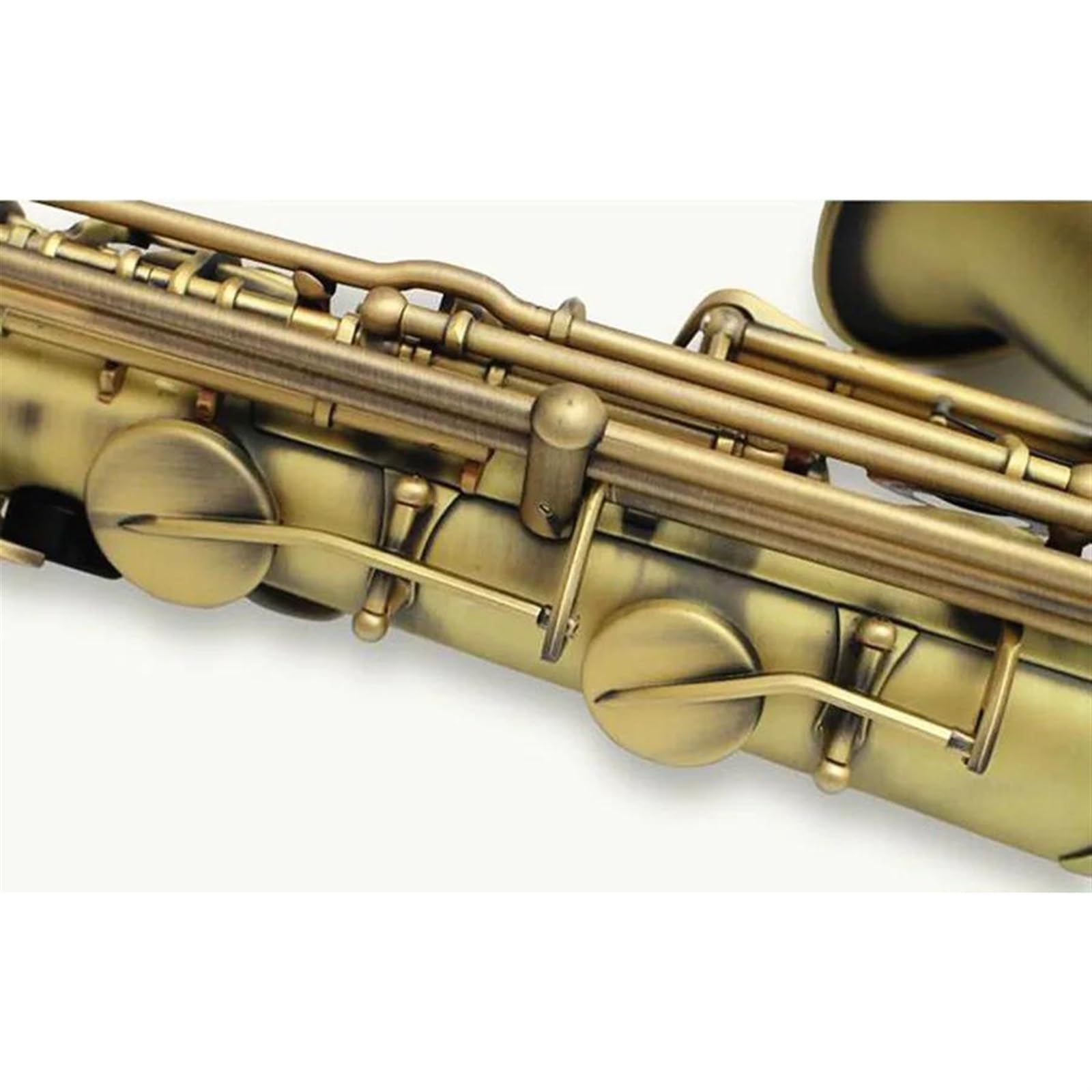 Profesjonalny Saksofon Tenorowy Bb Antyczny Mosiężny Saksofon Do Instrumentów Muzycznych Z Etui Na Ustnik profesjonalny Saksofon
