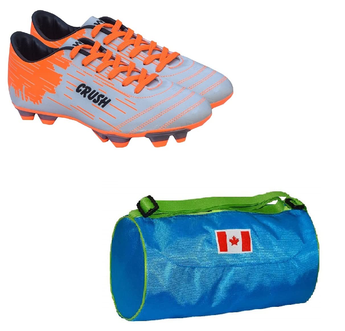 Sports Bag Montreal Large Sky with Gowin Football Shoe Crush Silver Orange Size-8, Multicolor-image-24