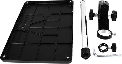 Miniatura 5 de Soporte de mesa de microscopio digital, estable y amplio, altura ajustable, aleación de aluminio, soporte de ajuste de cámara industrial para