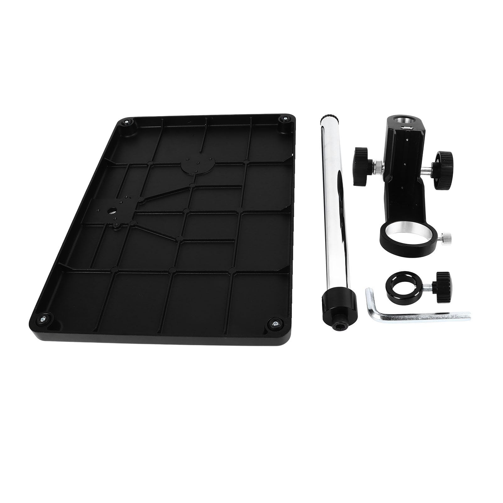 Soporte de Elevación para Cámara Industrial, Soporte Industrial para Microscopio de Aleación de Aluminio con Placa Base Grande de Fundición a Presión, para Inspección (Tipo Normal)