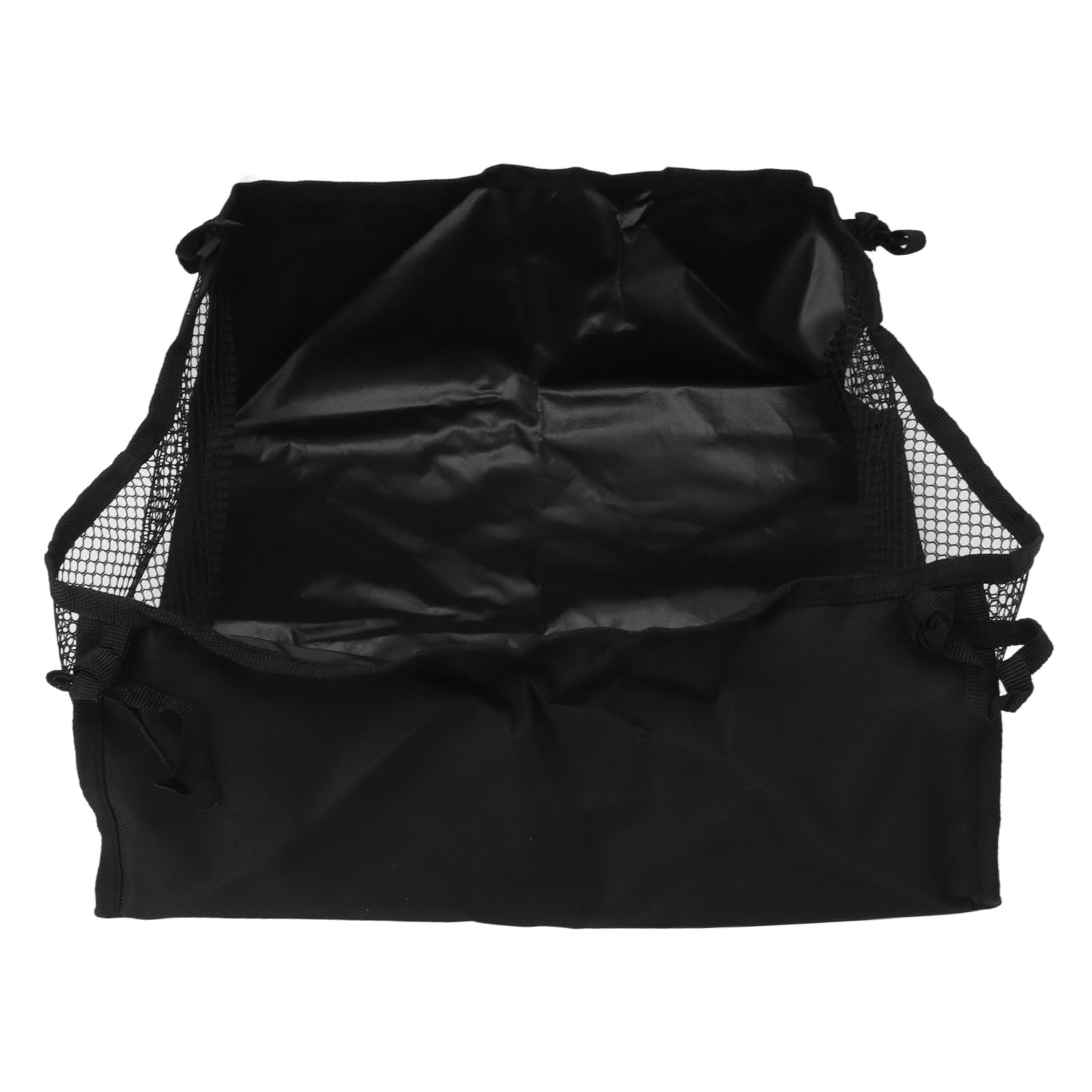 Torba Pod Wózek Inwalidzki 600D z Tkaniny Oxford Ruchomy Kosz Pod Siedzeniem do Wózka Rollator Walker w Kolorze Czarnym