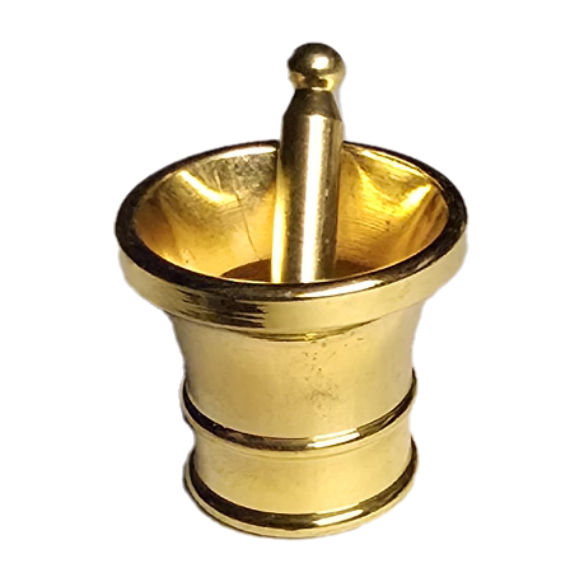 Gold Plated Miniature Mortar and Pestle Pharmacy Graduation Gift for Pharmacist.