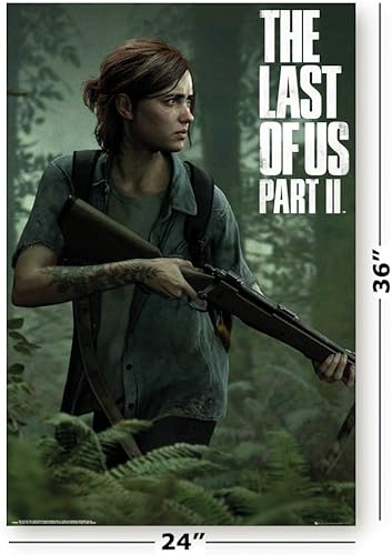 Vista 15 de POSTER STOP ONLINE The Last Of Us Part II - Póster de juegos (cubierta del juego, Ellie) (tamaño 24 x 36)