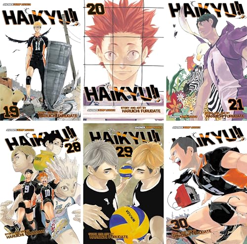 Haikyu!! Series, Complete (Vol. 1-45) Manga Set, by Haruichi Furudate (45 Books)