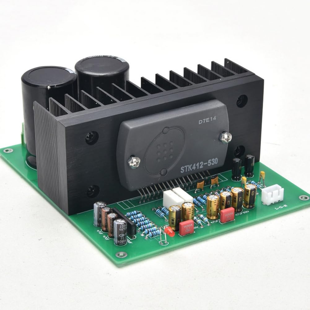 Placa amplificadora de potencia de 200 W x 2 de alto rendimiento de película gruesa STK412-530 con hermoso sonido, placa terminada