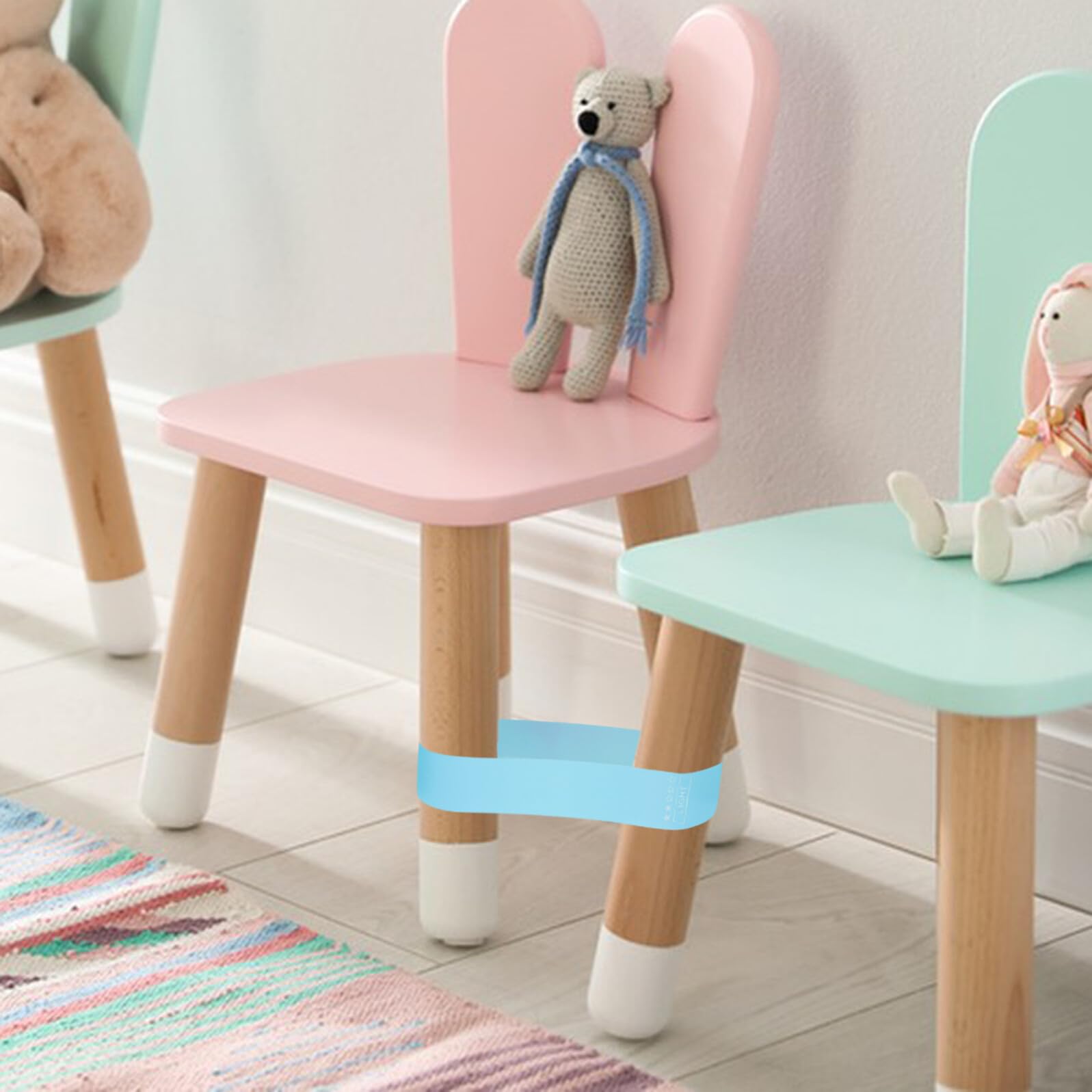 Fasce per Sedia 10 Pezzi in Tpe, Banda Elastica per Gambe | Chair Legs Relaxing Bands, Desk Chair Bands, Multi-use Chair Bands, Desk Bands, Flexible Seating Bands, Festa Scuola Decor