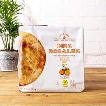 Ines Rosales Sweet Orange Olive Oil Tortas, 120g 4 Tortas Pack of 6