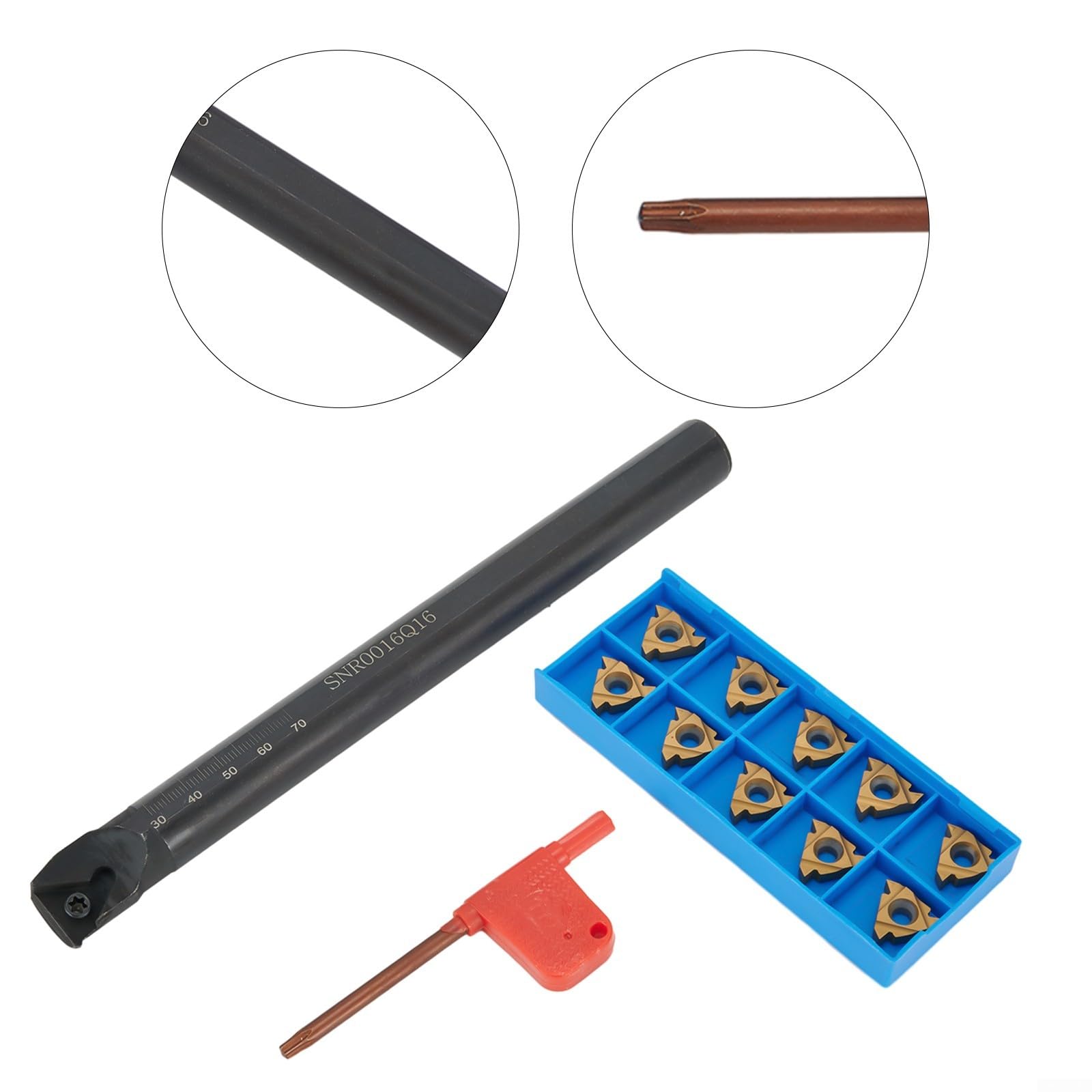 Outil de tour CNC, filetage interne, 16 mm SNR0016Q16, longue durée de vie
