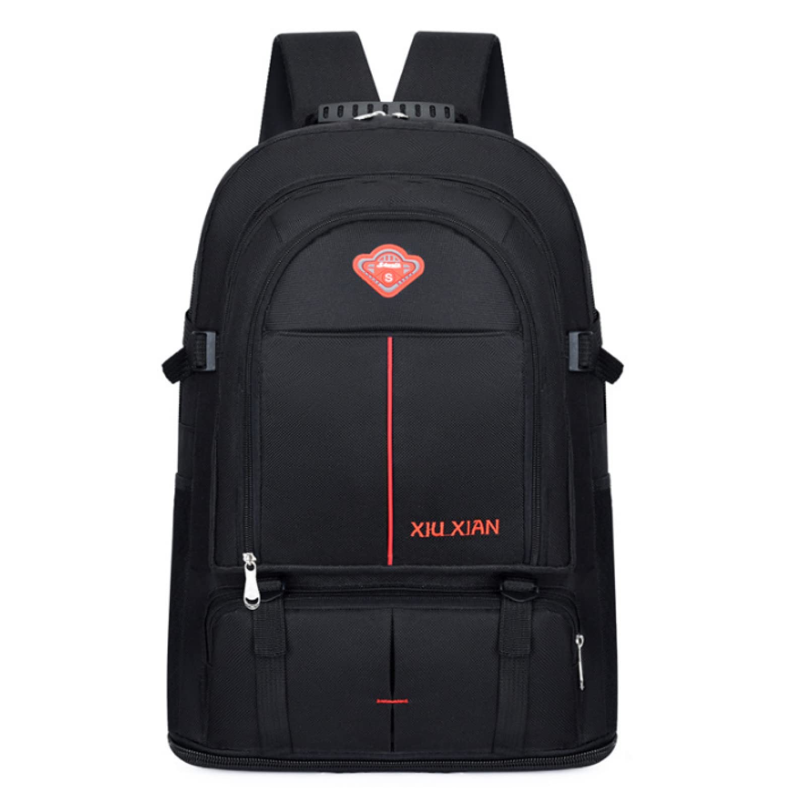 Zaino impermeabile espandibile da 70 litri da uomo Zaino da viaggio per sport all'aria aperta Borsa da scuola Borsa da alpinismo da campeggio