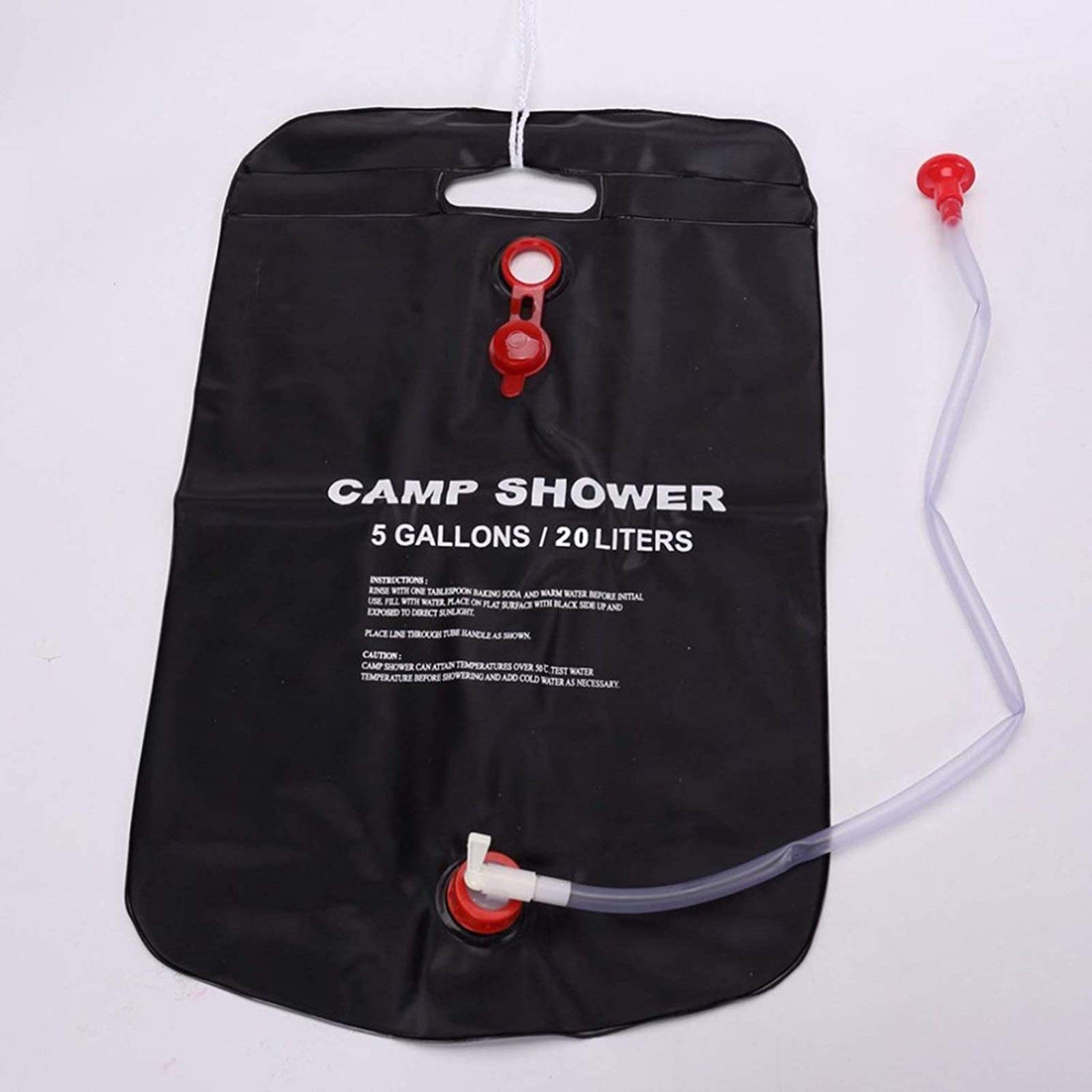 Borsa Doccia Solare In PVC 20L - Portatile Per Campeggio, Trekking E Outdoor