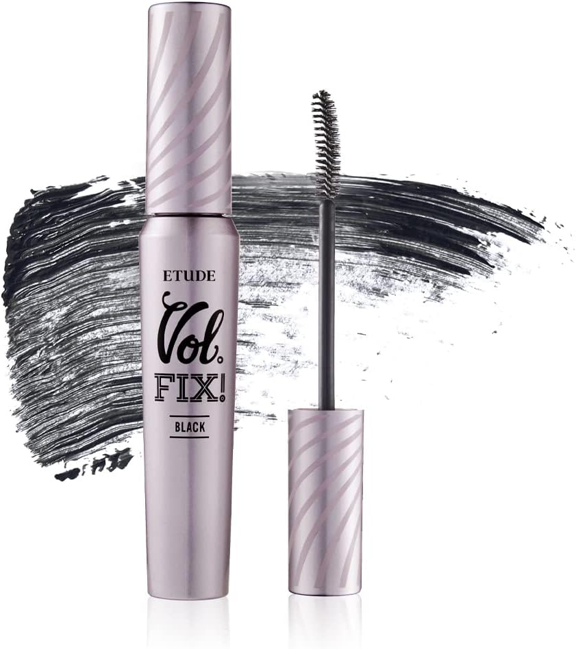 ETUDE Curl Fix Mascara & Eyelash Curler SET 2 Brown New