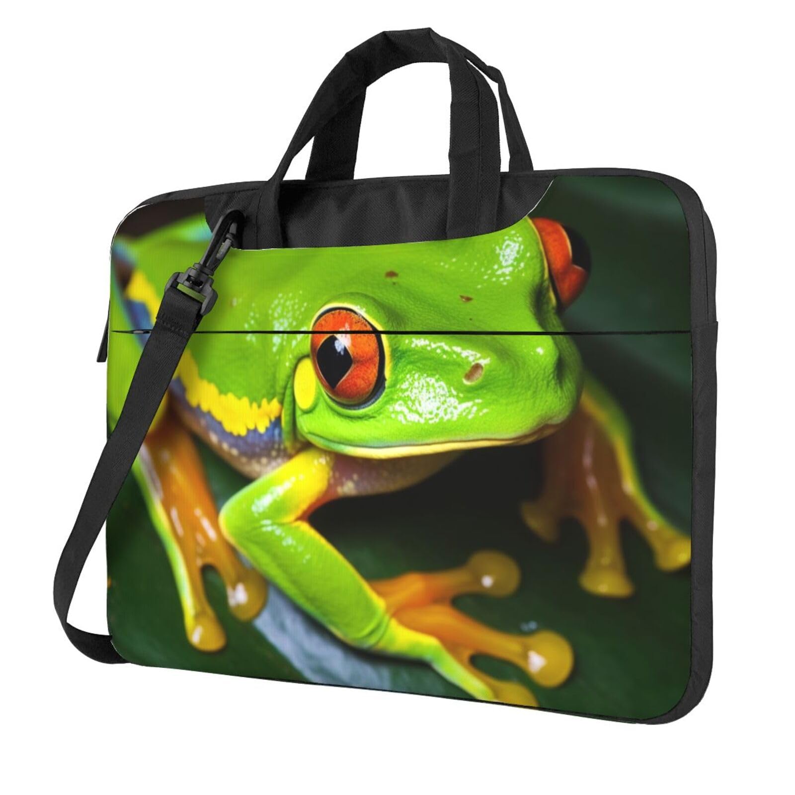 Sac ordinateur portable grenouille verte sacoche grande capacité - 8