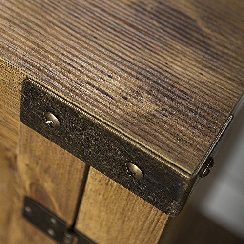 Home Accent Furnishings New 58 Inch Door Television Stand with Side Doors (58 Inch, Barnwood)