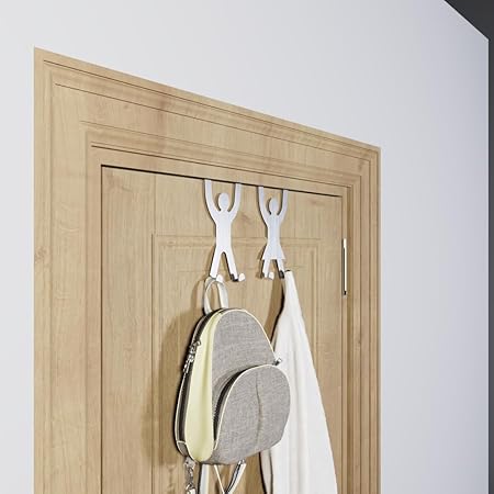 Over Door Hooks (Set of 2) Stainless Steel Hooks Over Door Hanger Over Door Hook