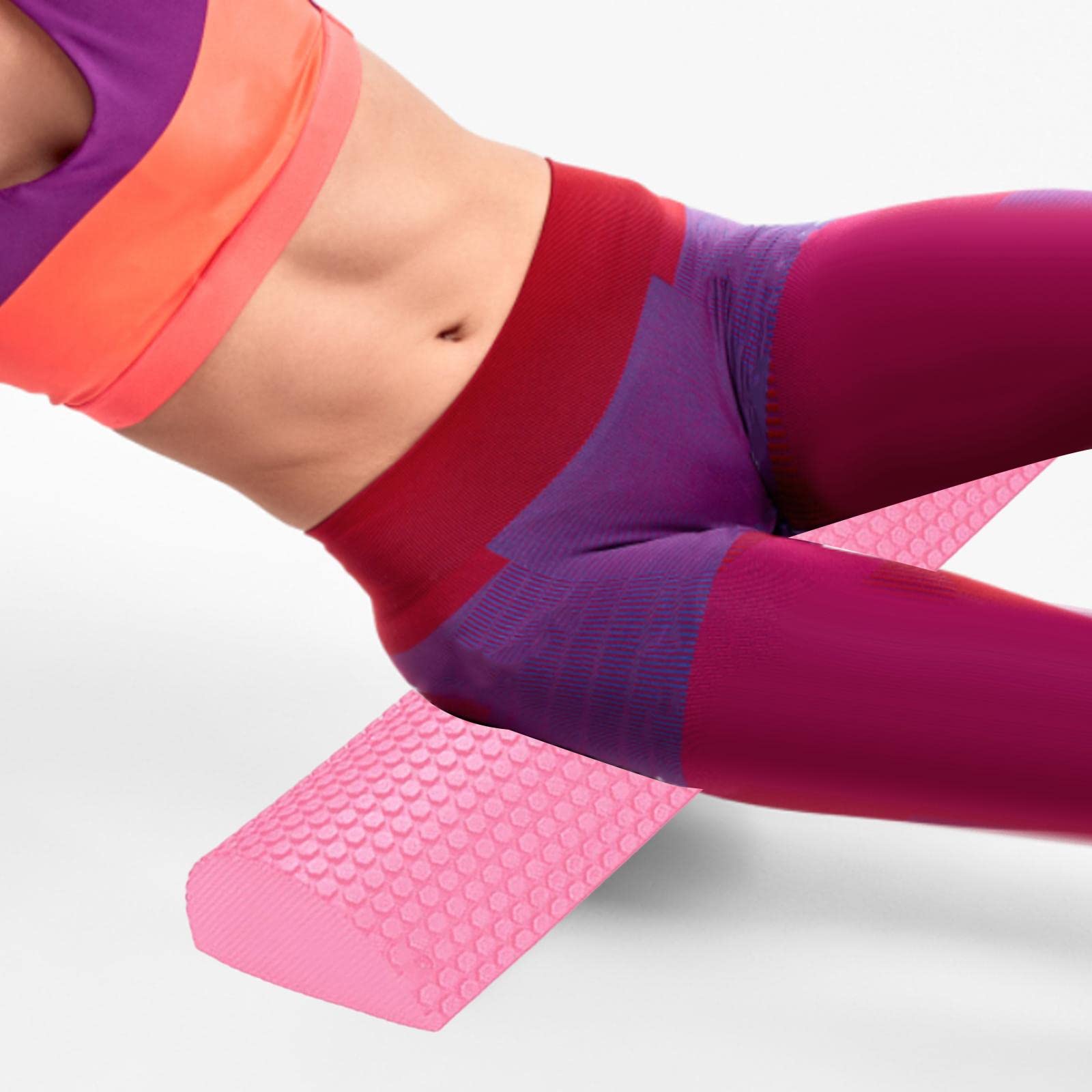 Rullo Mezza Schiuma EVA per Esercizi Allenamento Massaggiatore Colonna Pilates Equilibrio Muscolare Portatile Adatto per Stretching Fitness
