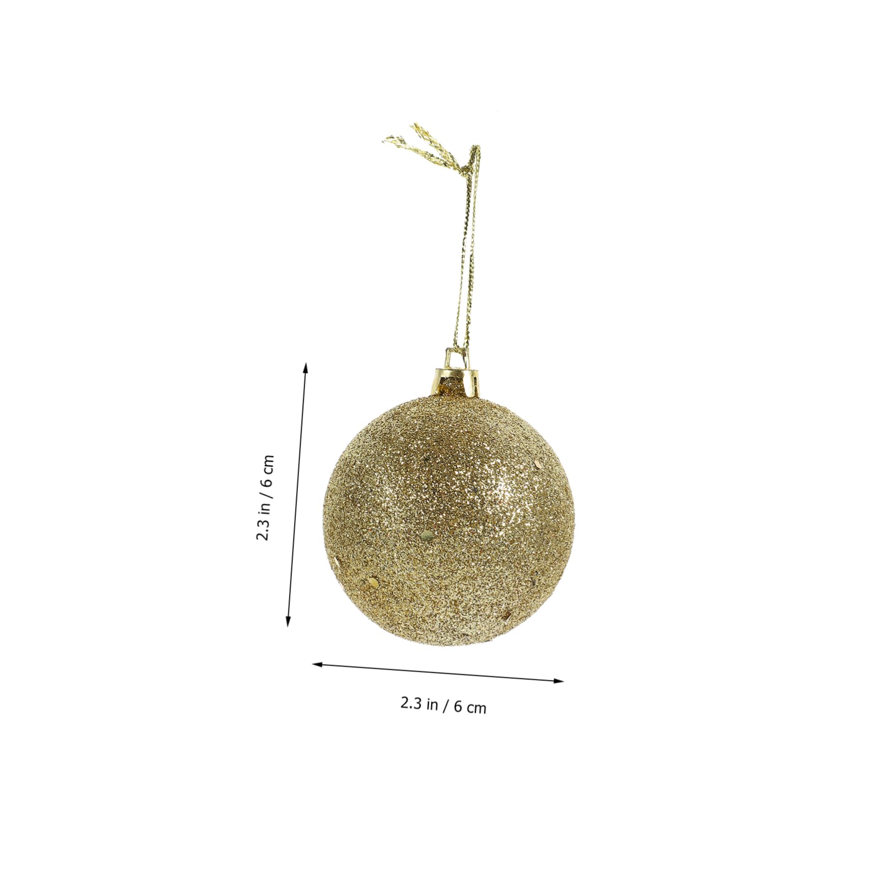 100pièces Boites Boules de Noel Suspendre Sapin Decoration Noel Pendentif Accessoires de Scene