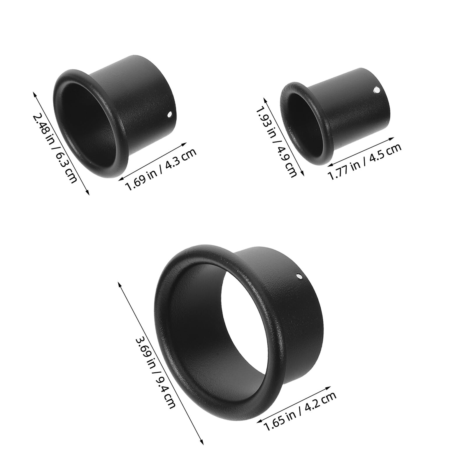 Soporte para Secador de 3 Piezas de Acero Inoxidable Organizador Multiusos para Baño y Salón