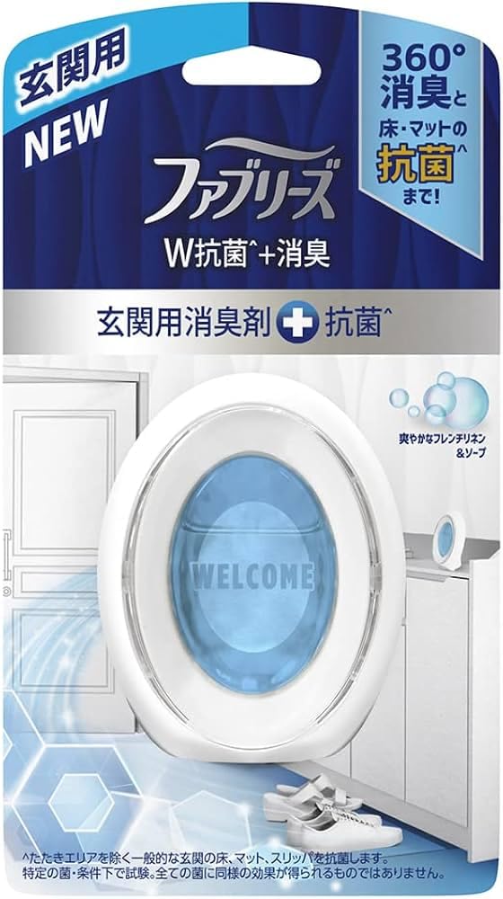 Fabreze W Antibacterial + Deodorizer for Toilets, 360° Coverage, Blue Liquid