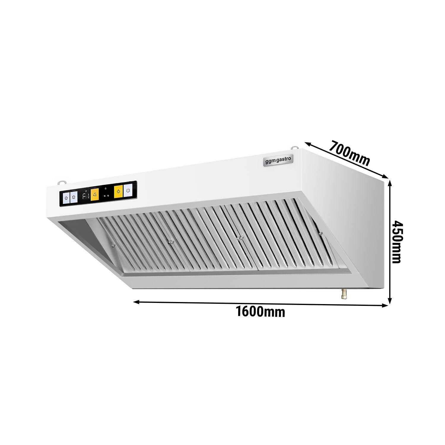 GGM Gastro Wandhaube mit Motor 1600 mm